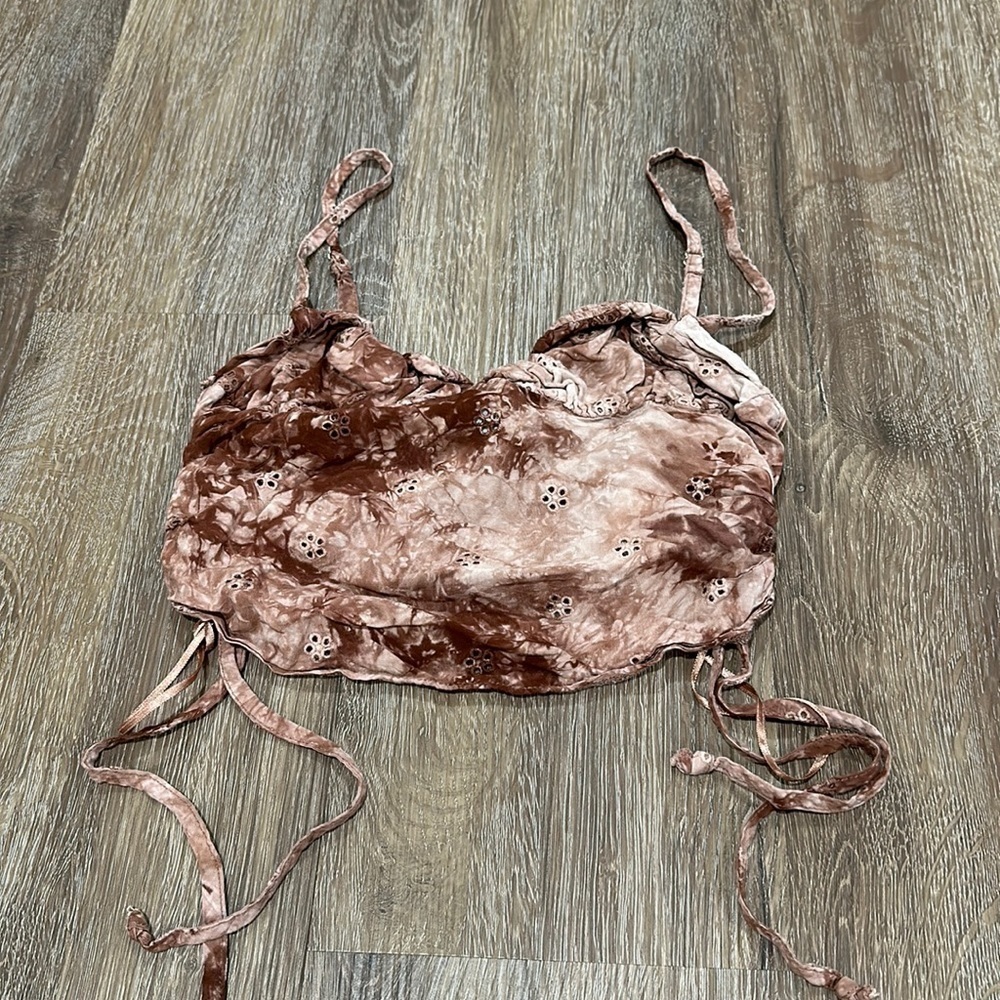 SKY to Moon Women’s Tank Top with Side Ties - Size Small